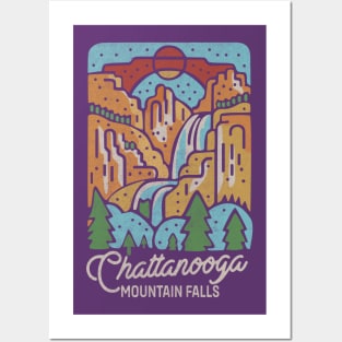 Chattanooga Mountain Falls Posters and Art